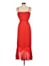 J.Crew 100% Polyester Red Cocktail Dress Size 10 - photo 2