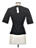 Ann Taylor Black Short Sleeve Top Size XXS - photo 2