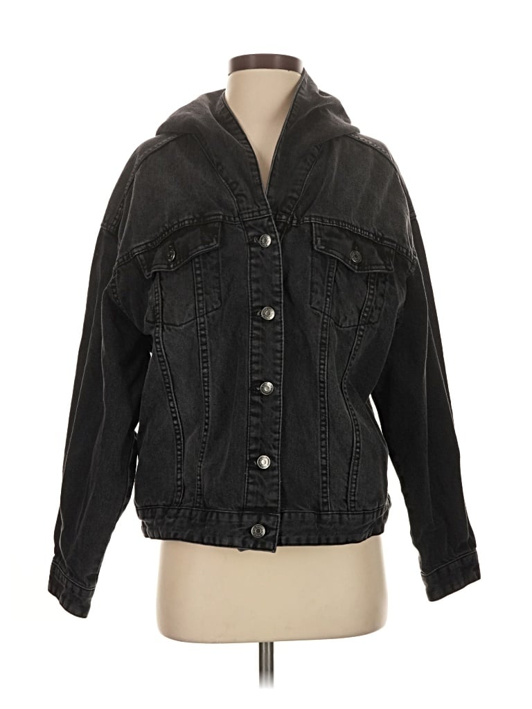 Pre-owned Wild Fable Denim Jacket In Black