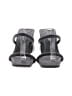Free People 100% Leather Gray Black Sandals Size EU 38 - photo 2