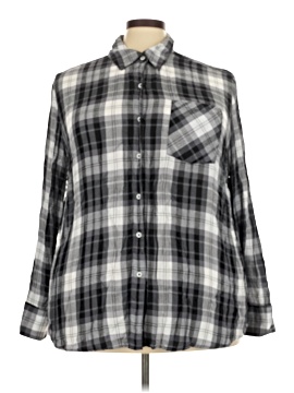 Lane Bryant Long Sleeve Button Down Shirt