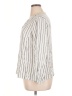 Alexander Jordan 100% Rayon Stripes Ivory 3/4 Sleeve Blouse Size 1X - photo 5