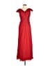 Unbranded 100% Polyester Red Cocktail Dress Size 12 - photo 1