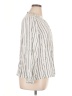 Alexander Jordan 100% Rayon Stripes Ivory 3/4 Sleeve Blouse Size 1X - photo 4
