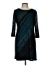 Studio One Chevron-herringbone Teal Cocktail Dress Size 12 (petite) - photo 1