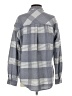 Maurices Checkered-gingham Gray Long Sleeve Blouse Size S - photo 2