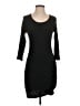 Express Solid Black Casual Dress Size S - photo 1
