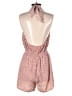 Shein 100% Polyester Hearts Pink Romper Size 6 - photo 2