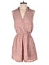 Shein 100% Polyester Hearts Pink Romper Size 6 - photo 1