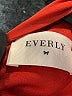 Everly 100% Polyester Solid Orange Casual Dress Size XS - photo 7