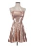 Forever 21 Metallic Gold Cocktail Dress Size S - photo 1
