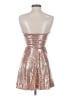 Forever 21 Metallic Gold Cocktail Dress Size S - photo 2