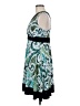 Roulette Print Teal Cocktail Dress Size M - photo 5
