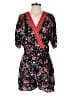 Feathers 100% Rayon Paisley Black Romper Size S - photo 1