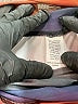 Aimée Graphic Purple Yoga Pants Size L - photo 8