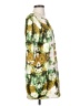 Sam & Lavi 100% Polyester Print Green Casual Dress Size S - photo 4