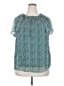 Unbranded Teal Short Sleeve Blouse Size 2X - photo 1