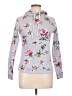 Joules 100% Cotton Floral Blue Pullover Hoodie Size 10 - photo 1