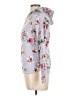 Joules 100% Cotton Floral Blue Pullover Hoodie Size 10 - photo 5