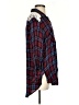 Lola 100% Rayon Plaid Blue 3/4 Sleeve Blouse Size S - photo 4