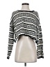 Saltwater LUXE Stripes Black Pullover Sweater Size S - photo 1