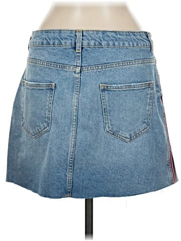 Zara Basic Denim Skirt (view 2)