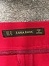 Zara Basic Solid Burgundy Active Pants Size XL - photo 7