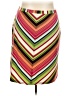 Merona Chevron-herringbone Red Casual Skirt Size XXL - photo 1