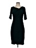 Connected Apparel Solid Teal Cocktail Dress Size 8 - photo 1