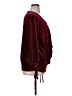 Unbranded Burgundy Long Sleeve Blouse Size XL - photo 4