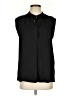 Joe Fresh 100% Polyester Black Sleeveless Blouse Size S - photo 1