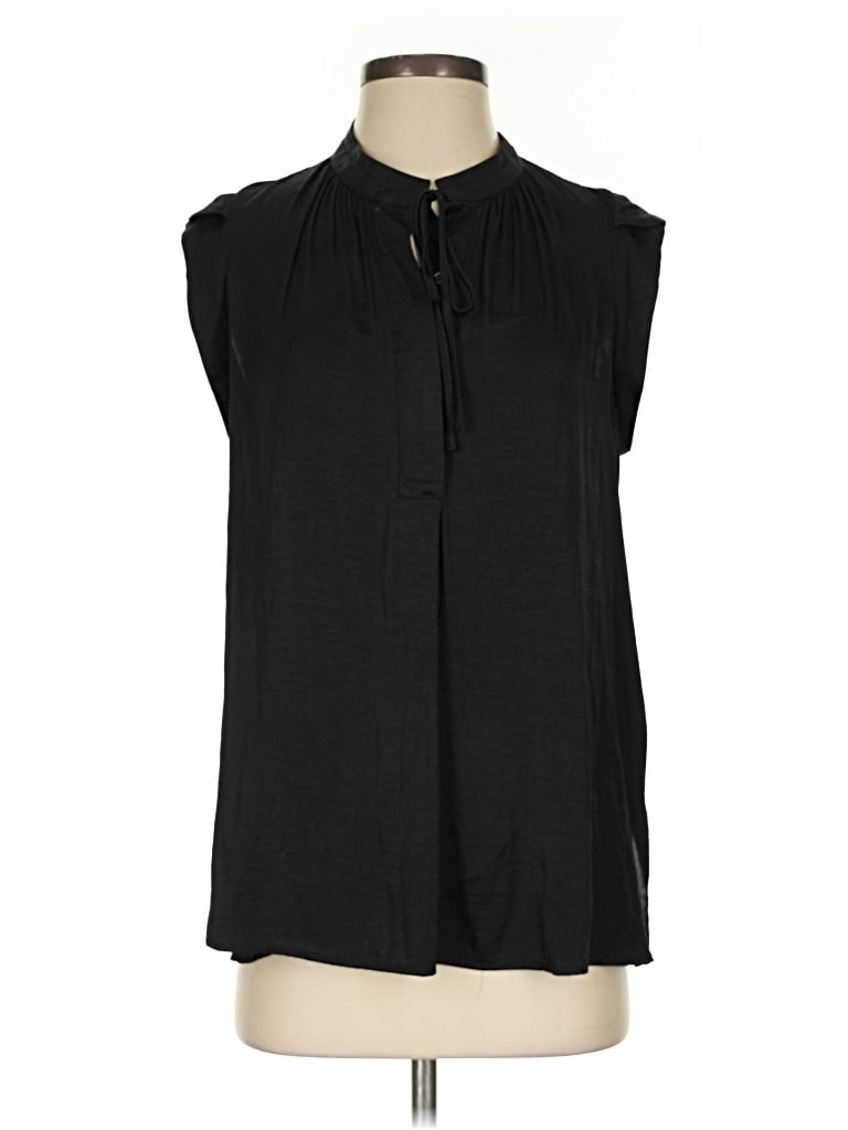 Pre-owned Joe Fresh Sleeveless Blouse In Black