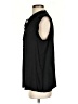 Joe Fresh 100% Polyester Black Sleeveless Blouse Size S - photo 5