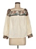 Unbranded 100% Polyester Ivory Long Sleeve Blouse Size M - photo 1