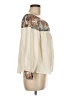 Unbranded 100% Polyester Ivory Long Sleeve Blouse Size M - photo 4