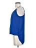 Leyden 100% Polyester Solid Blue Sleeveless Blouse Size XS - photo 5