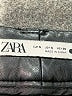 Zara Black Faux Leather Pants Size S - photo 7