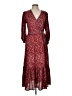 Max Studio Paisley Red Casual Dress Size L - photo 1