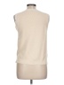 Margaret O'Leary 100% Cotton Ivory Sweater Vest Size L - photo 2