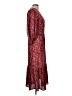 Max Studio Paisley Red Casual Dress Size L - photo 4