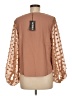 Doublju 100% Polyester Brown Long Sleeve Blouse Size M - photo 2