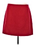 Madewell Solid Red Wool Skirt Size 6 - photo 1