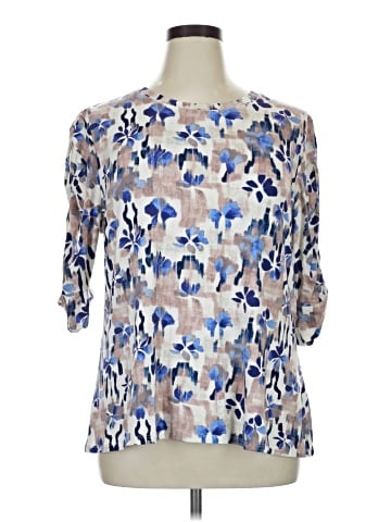 Intro 3/4 Sleeve Blouse (view 1)