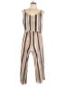 Bebop Stripes Tan Jumpsuit Size L - photo 1