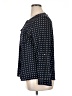 Croft & Barrow 100% Polyester Polka Dots Blue Long Sleeve Blouse Size XL (petite) - photo 5