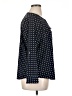 Croft & Barrow 100% Polyester Polka Dots Blue Long Sleeve Blouse Size XL (petite) - photo 4