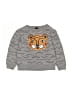 Tea 100% Cotton Animal Print Gray Pullover Sweater Size 12-18 mo - photo 1