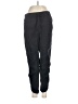 Caslon 100% Linen Solid Gray Track Pants Size S - photo 1