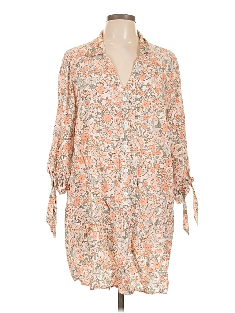 Pre-owned Unbranded Kimono In Orange