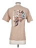 Assorted Brands Solid Tan Short Sleeve T-Shirt Size S - photo 2